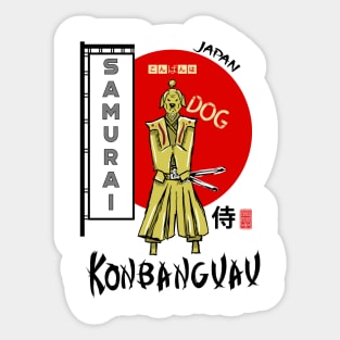 Konbanguau Samurái Sticker